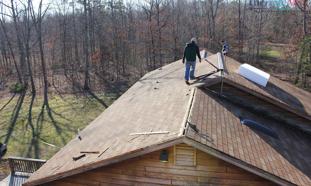 Therma Vent Evergreen Log Cabin Metal Roof Therma Ventilation